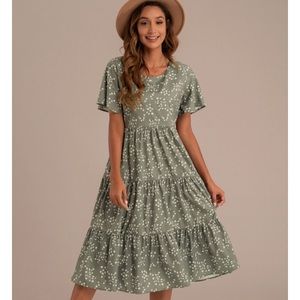 Petallush midi dress
